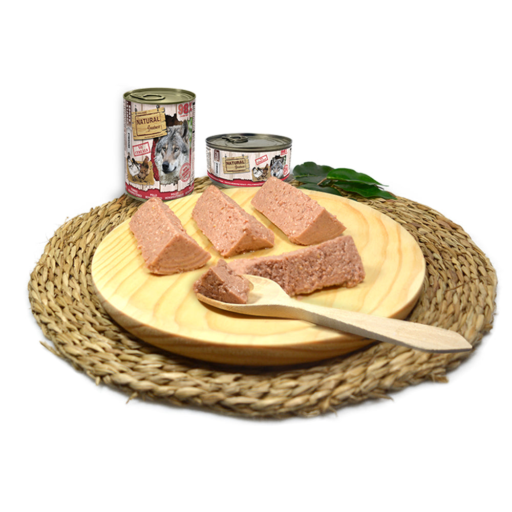 Chicken Recipe Single Protein Hypoallergenic Complete Wet Dog Food Natural Greatness - 6x 400g