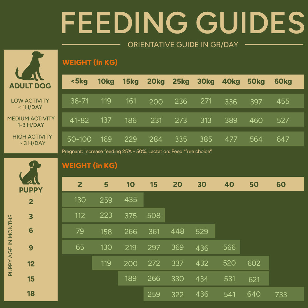 Feeding Guide for dog food 3