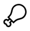 Fresh ingredients icon marking natural pet meals.