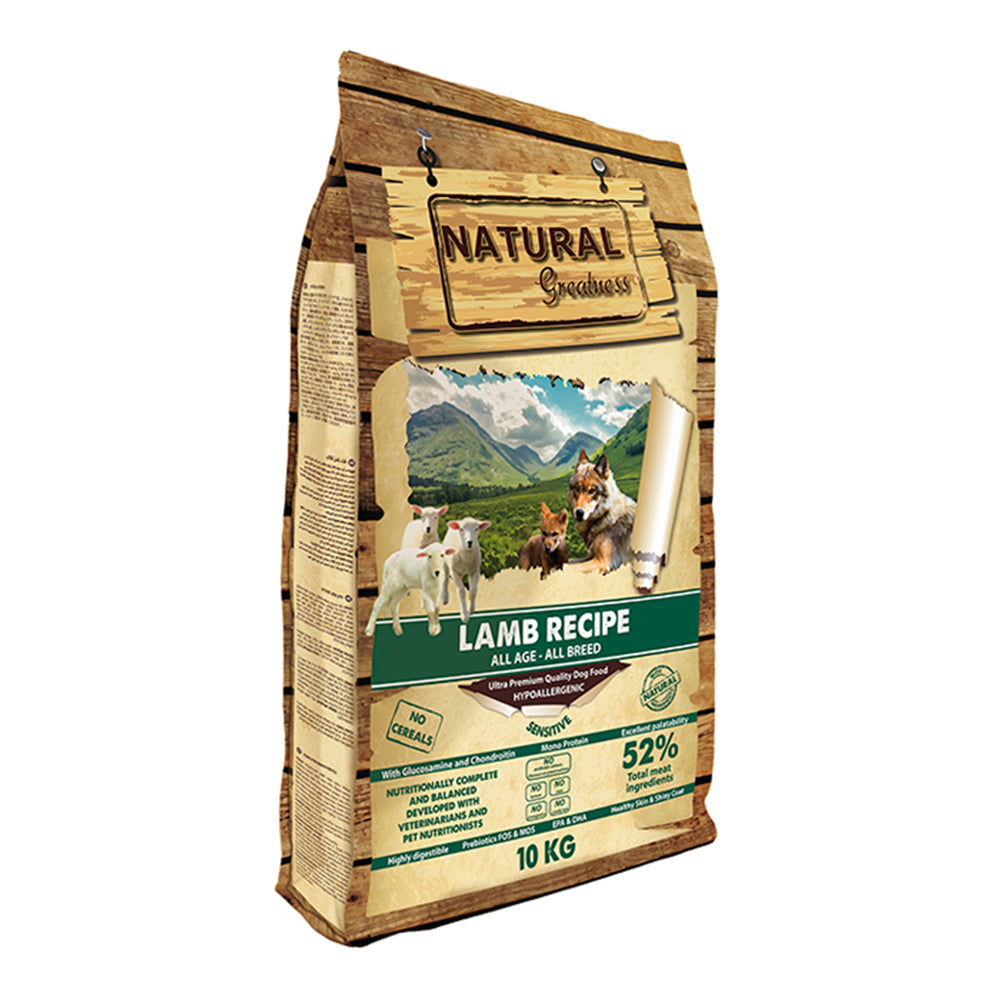 Lamb Recipe Sensitive Monoprotein Hypoallergenic Dry Dog Food - 10kg - product image