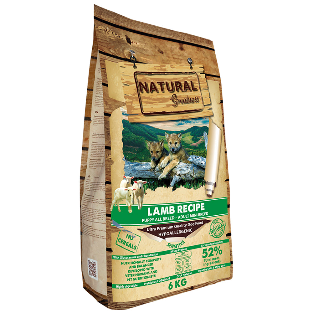 Lamb Recipe Small Dogs And Puppy Monoprotein Hypoallergenic Dry Dog Food - 6kg - product image
