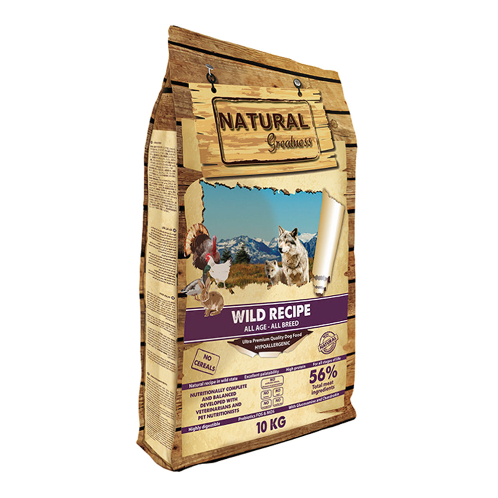 Wild Recipe Hypoallergenic Dry Dog Food - 10kg - product image
