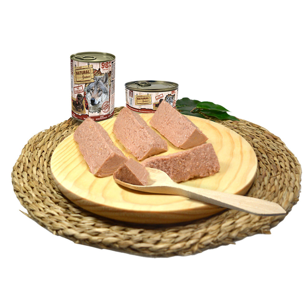 Turkey Recipe Single Protein Hypoallergenic Complete Wet Dog Food Natural Greatness - 6x 400g