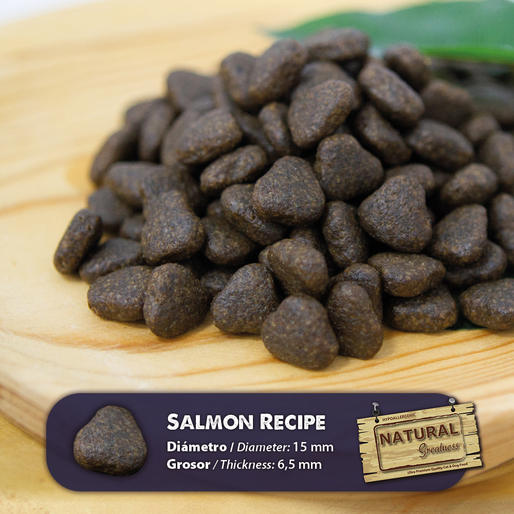 Natural Greatness Salmon Recipe Sensitive Monoprotein Hypoallergenic Dry Dog Food - 2kg